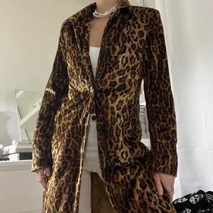 Leopard Print Women's Coat